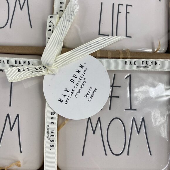 Rae Dunn Mom Coasters Set - Picture 2 of 7